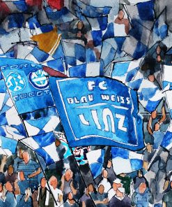 Fantribüne FC Blau Weiß Linz