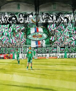 Block West SK Rapid Wien - Frontalansicht