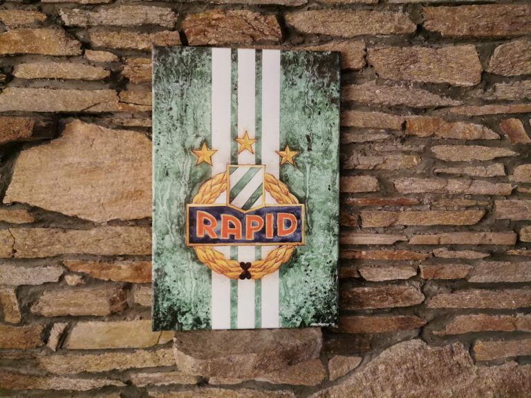 Wappen SK Rapid Wien - Hochformat | abseits.at Shop