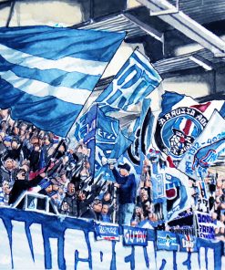 Blau-Weiß Linz Choreo im Donaupark